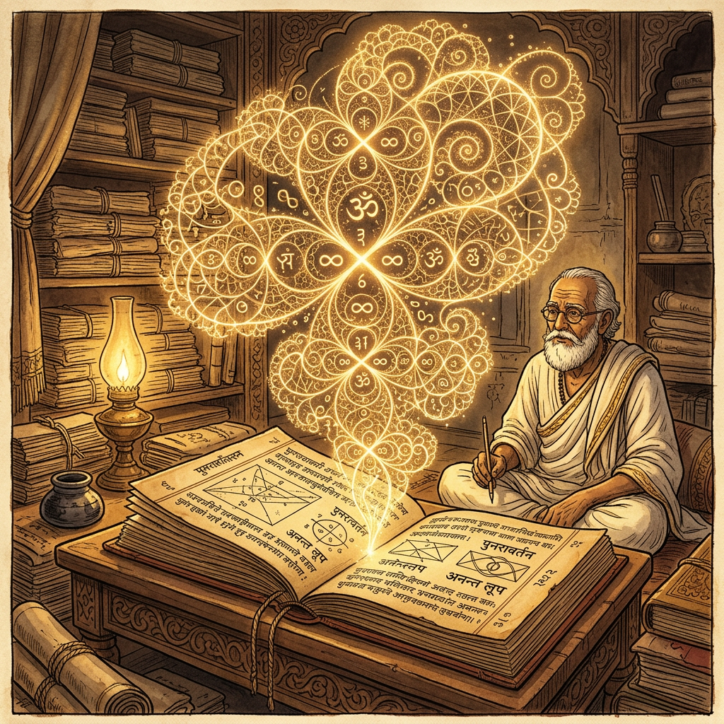 Computational Study of 10th-Century 'Vijnapti-Matrata' Manuscripts Reveals Advanced Sanskrit Algorithms for Modeling Non-Linear Cognitive Recursion