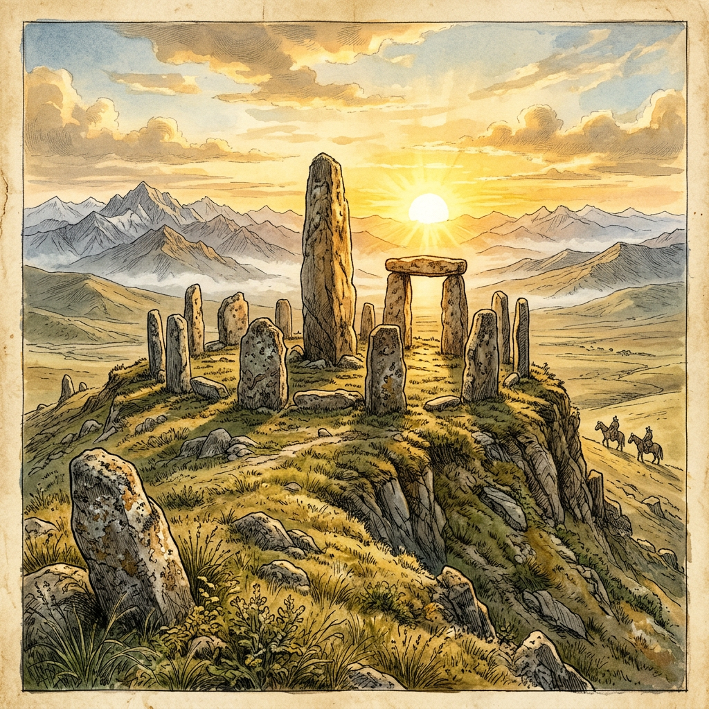 3,000-Year-Old 'Bronze Age' Celestial Altar with Rare Solar Alignment Found in the Altai Mountains of Western Mongolia