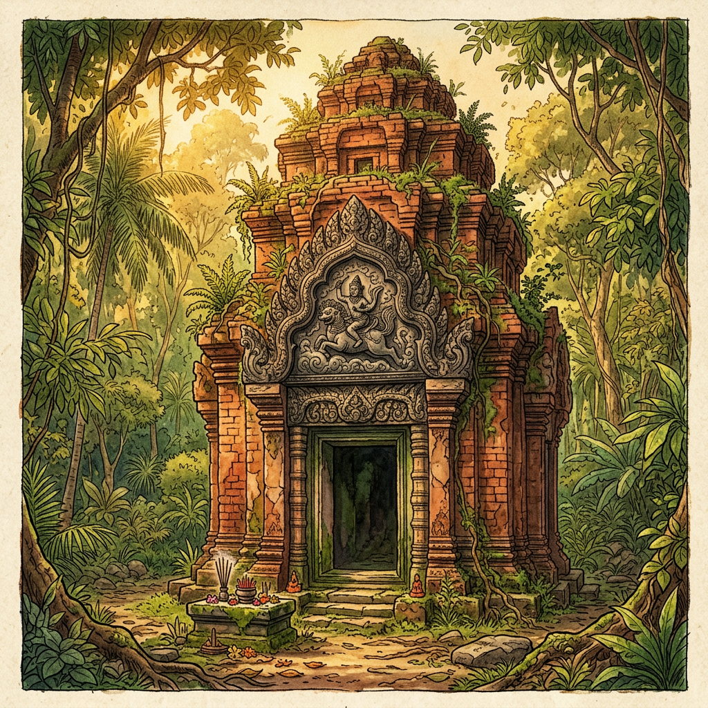 Discovery of a 7th-Century 'Chenla' Era Brick Temple Dedicated to the God of Winds in Cambodia’s Stung Treng