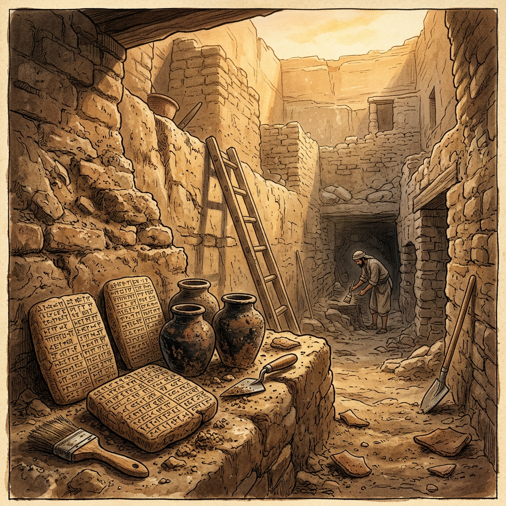 4,000-Year-Old 'Sumerian Master of the Royal Scribes’ Ink-Supply' Archive and Cuneiform Pigment Formulas Uncovered in Ancient Ur