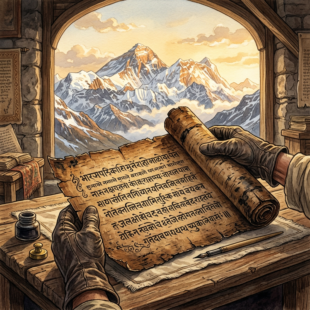 9th-Century 'Dhvani-Kala-Vidya' Scroll Found in a Remote Zanskar Hermitage Explores the Metaphysics of Sonic Time