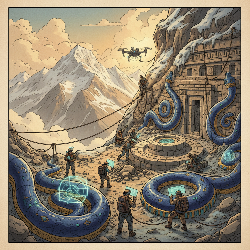 Archaeologists Uncover 2,800-Year-Old 'Temple of the Lapis-Fanged Serpent' in Peru’s North Highlands via Muon Tomography