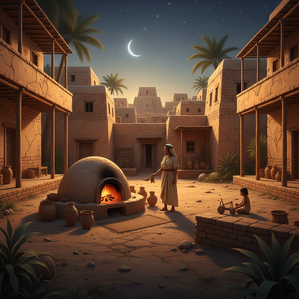 Discovery of a 4,000-Year-Old 'Sumerian Domestic Courtyard' in the City of Ur with Intact Cooking Tripods and Carbonized Barley Cakes