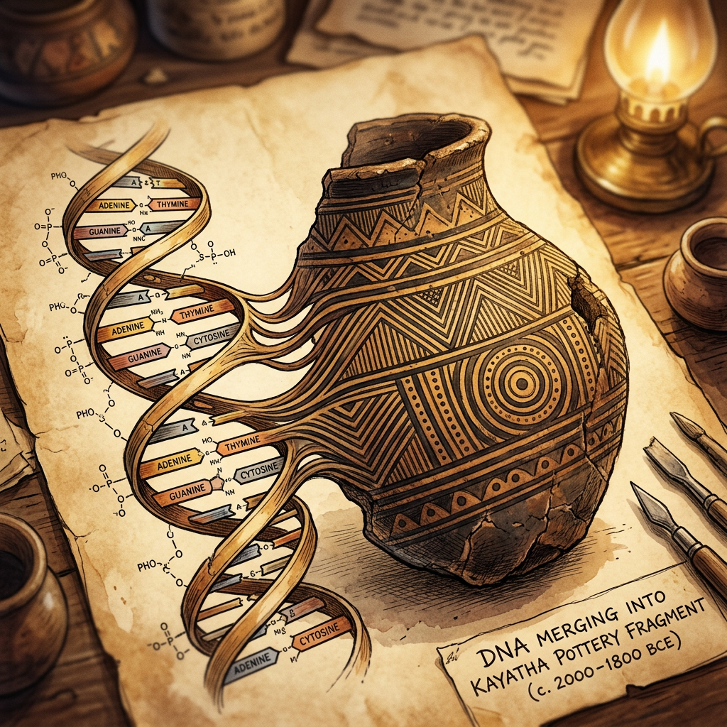 Genomic Analysis of 4,000-Year-Old 'Kayatha' Remains Identifies Early Central Indian Genetic Divergence