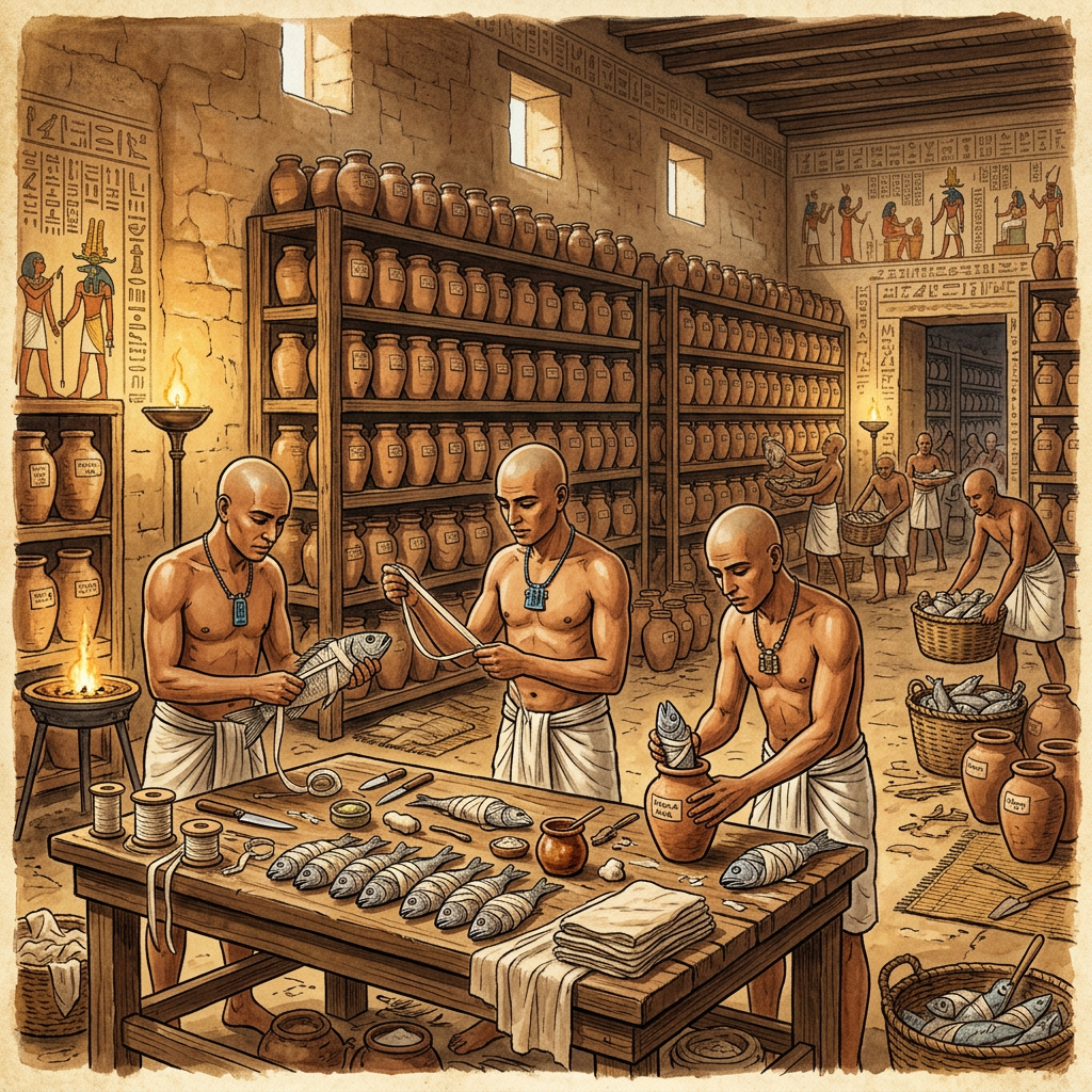 Archaeologists in Sais Uncover a Massive 2,500-Year-Old 'Ptolemaic Fish-Mummification Center' with Thousands of Sacred Offerings