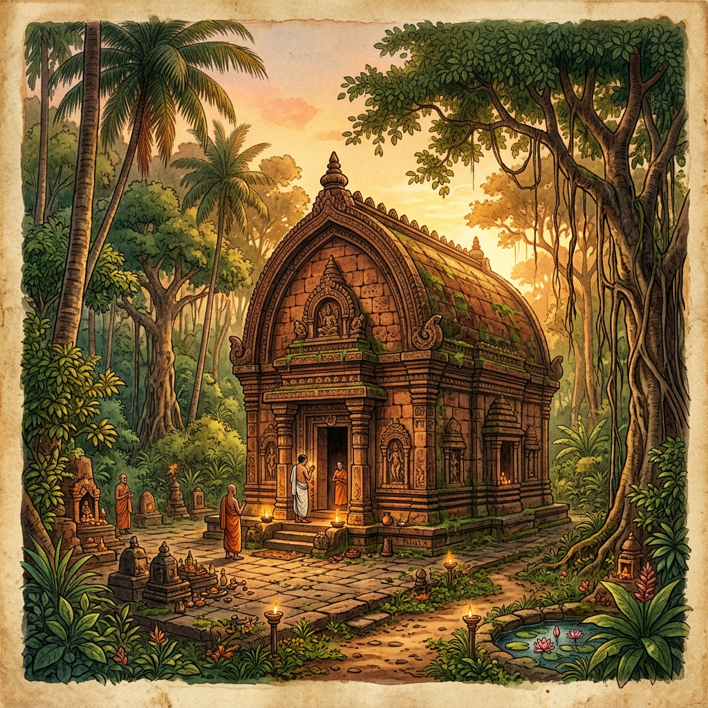 Rare 8th-Century 'Mushika' Dynasty Temple with Unique 'Elephant-Back' Shikhara Identified in Kerala's Kasaragod