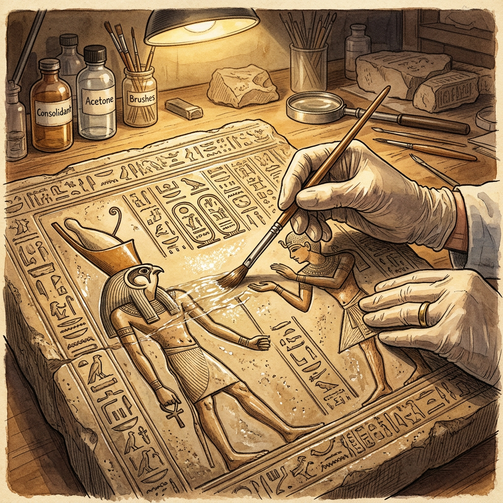 Innovative 'Graphene-Oxide Nanocoatings' Successfully Deployed to Shield Egyptian Limestone Temples from Salt Crystallization