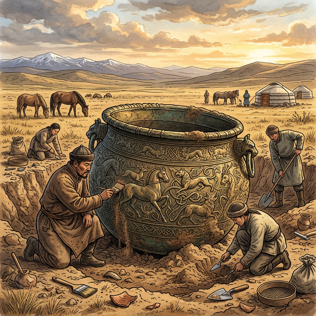 Discovery of 'Copper-Lined' Feasting Pits in the Minusinsk Hollow Points to 3,000-Year-Old 'Midsummer Milk' Festivals