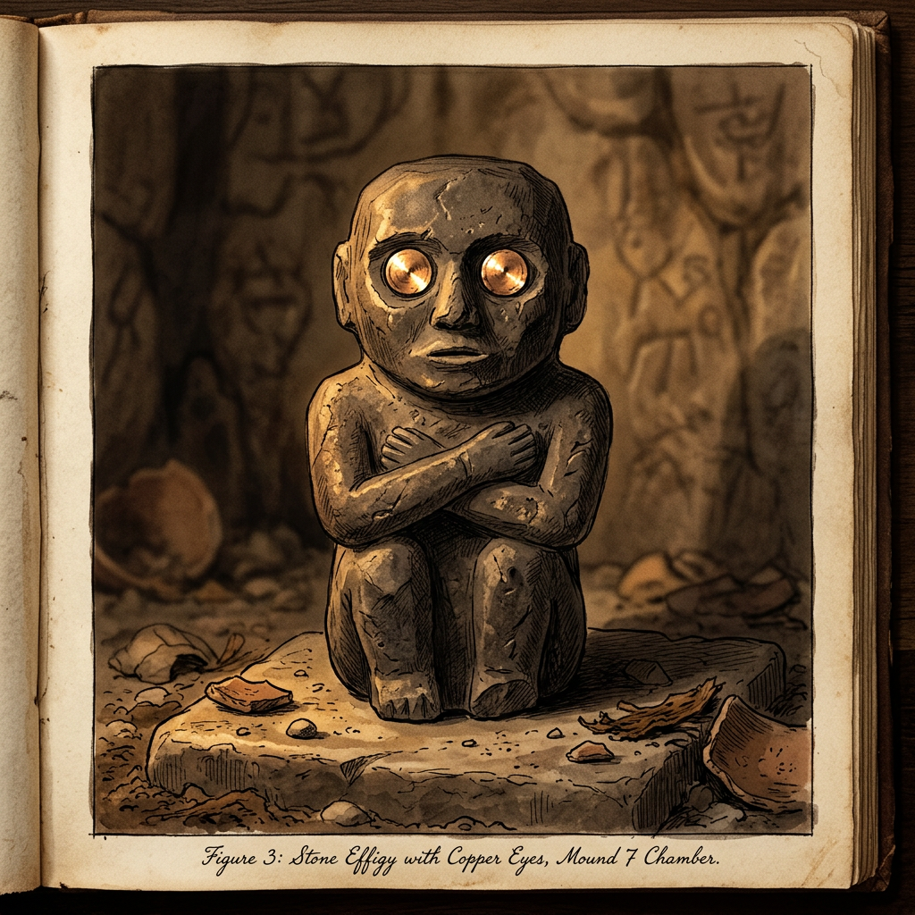 Archaeologists Uncover "Copper-Eyed" Effigies at Caddo Mounds, Linking Ancient Traditions to the "Festival of the Great Fire"