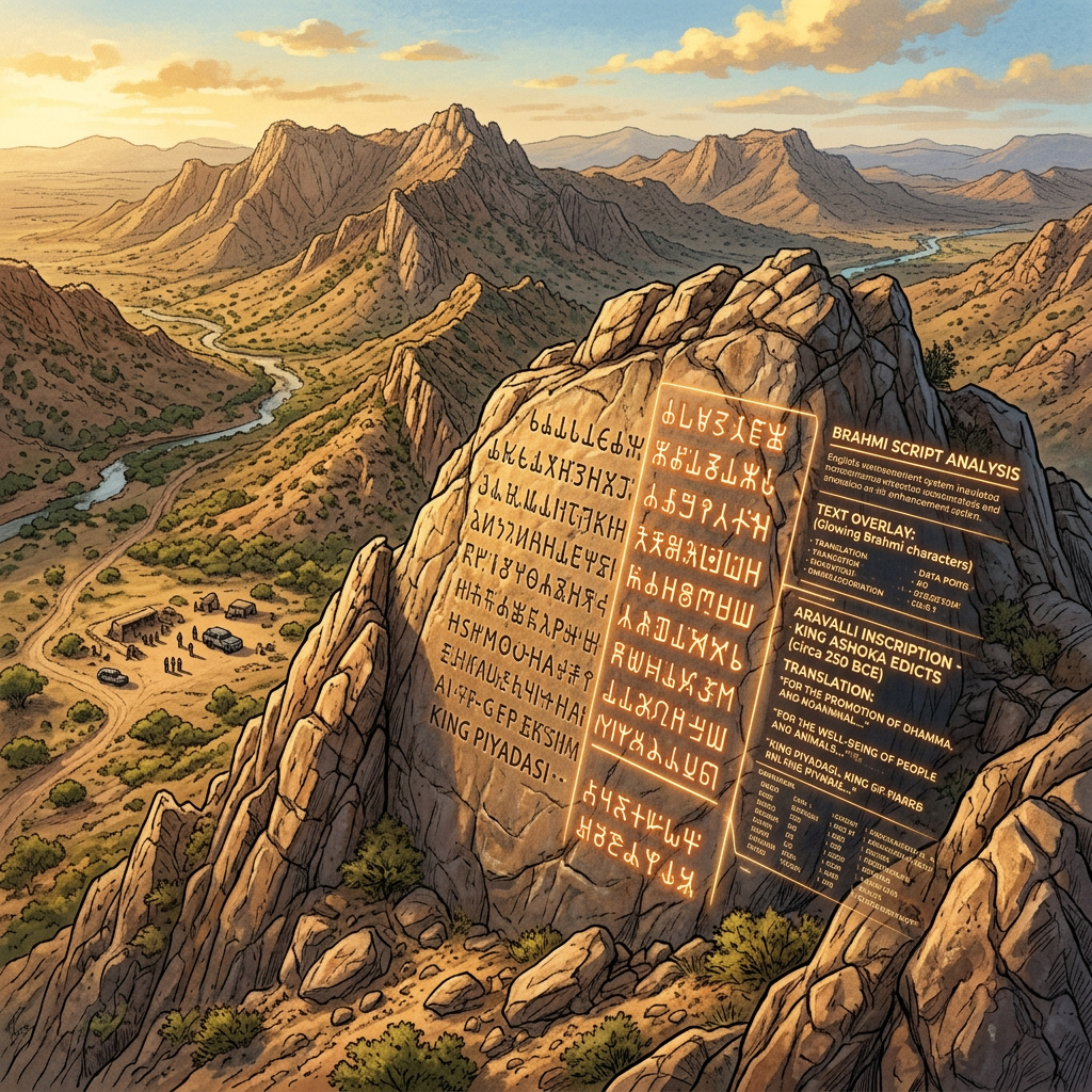 AI Deciphers 4th-Century BCE 'Soma-Rta' Inscriptions in the Aravalli Range Revealing Early Vedic Ecology