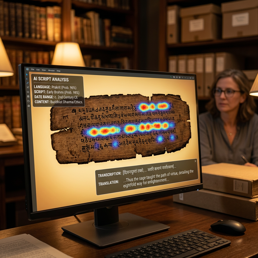 AI Deciphers 10th-Century 'Maya-Nivritti' Palm Leaves in Tanjore Detailing 'Philosophy of Transcendental Disillusionment'