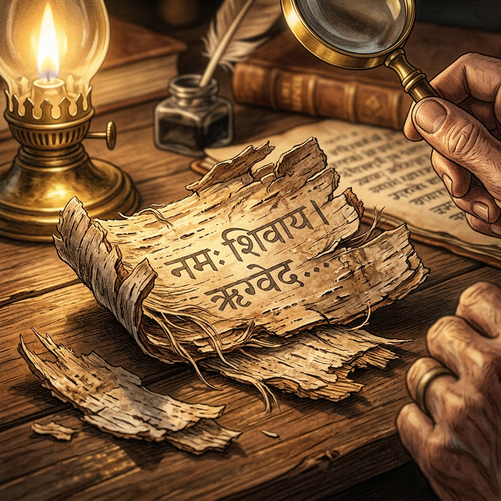 Breakthrough AI Analysis of 'Paippalada' Birch Bark Fragments Reveals Lost Vedic Theories of Social Justice