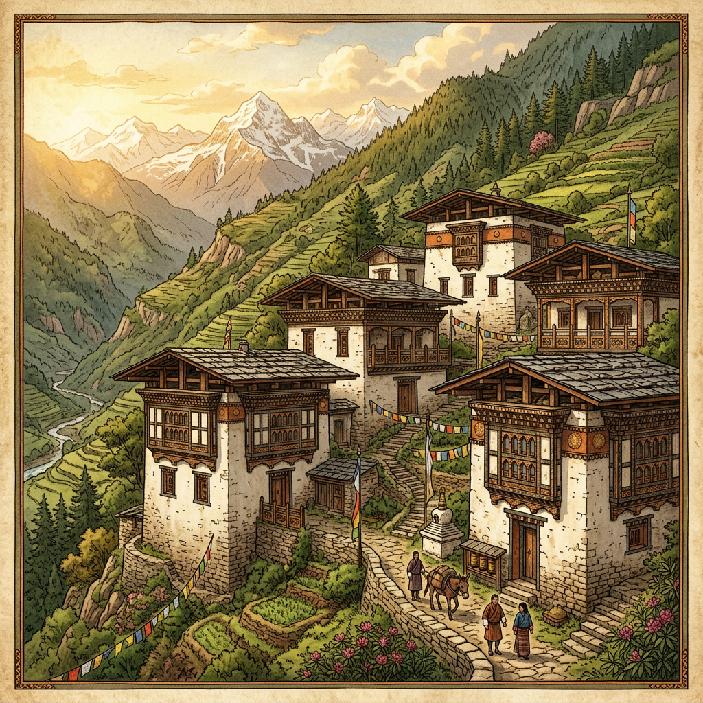 UNESCO Designates the 'Traditional High-Altitude Stone Architecture of the Bhutanese Himalayas' as a New World Heritage Site