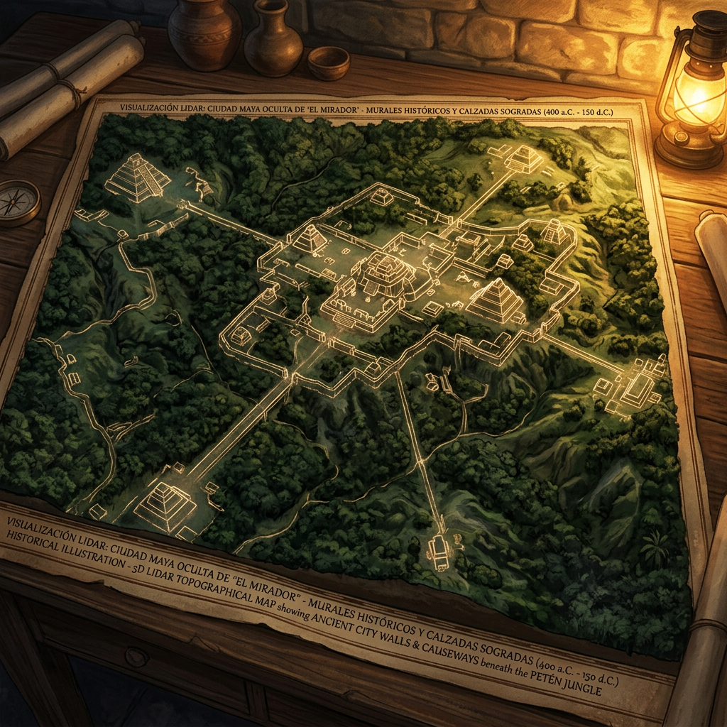 LiDAR Survey Reveals 1,100-Year-Old 'Maya Vanilla Trade Route' and Fortified Processing Hubs in the Remote Petexbatún