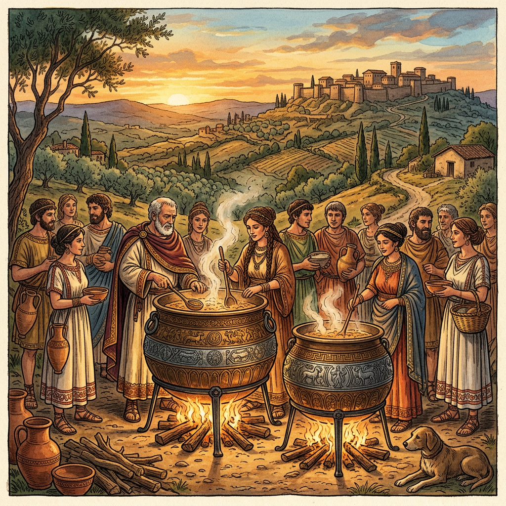 Excavation of 'Tin-Bound' Ritual Cauldrons in Tuscany Reveals 2,600-Year-Old Roots of the Etruscan 'Festival of the First Sprout'