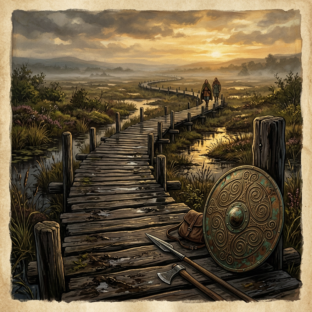 Rare Bronze Age 'Processional Causeway' Found in Irish Bog Reveals Roots of Ancient Warrior Shield Festivals