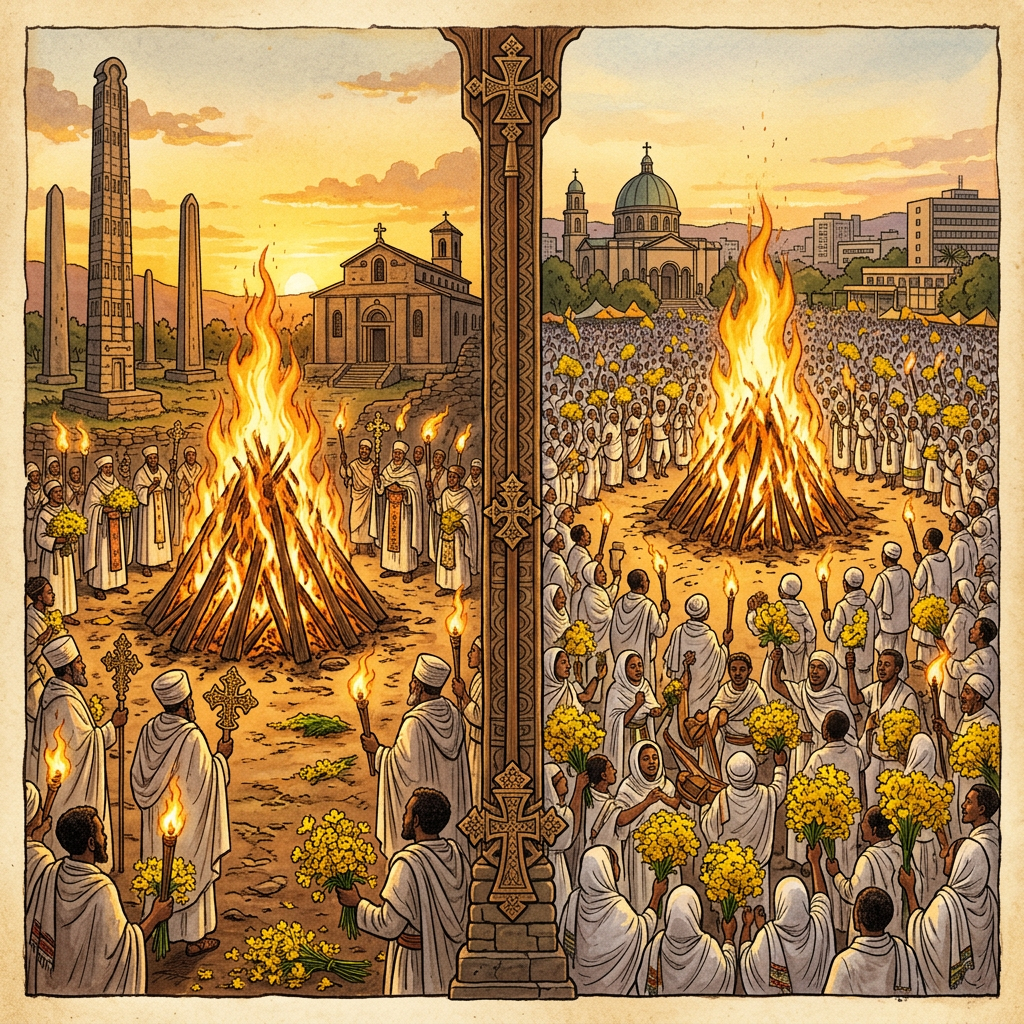 Remains of 'Sacred Grove' Offerings in Ethiopia Reveal Transition from Pagan to Christian Meskel Traditions