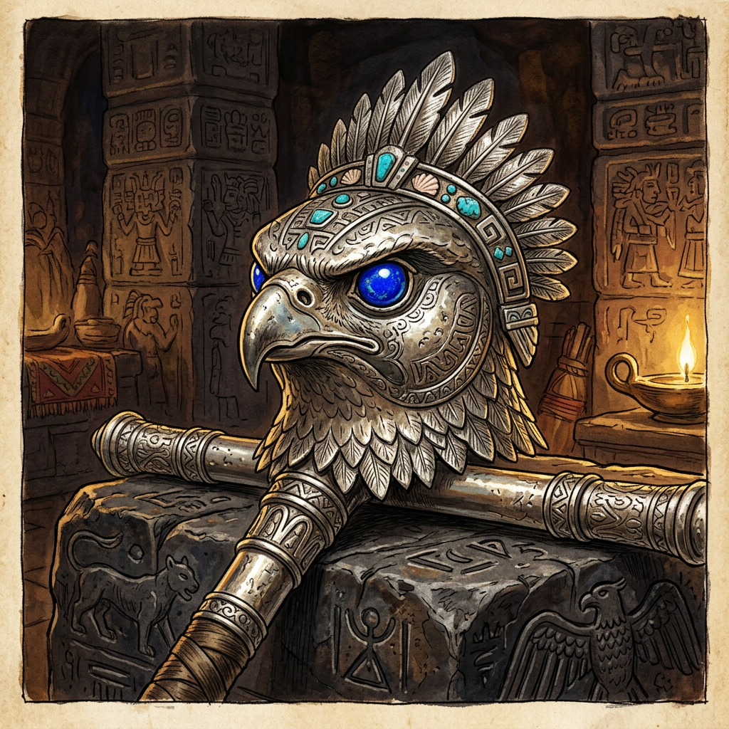 Discovery of 'Silver-Studded' Falcon Scepters in the Peruvian Andes Reveals Roots of Ancient Sky-Guardian Festivals