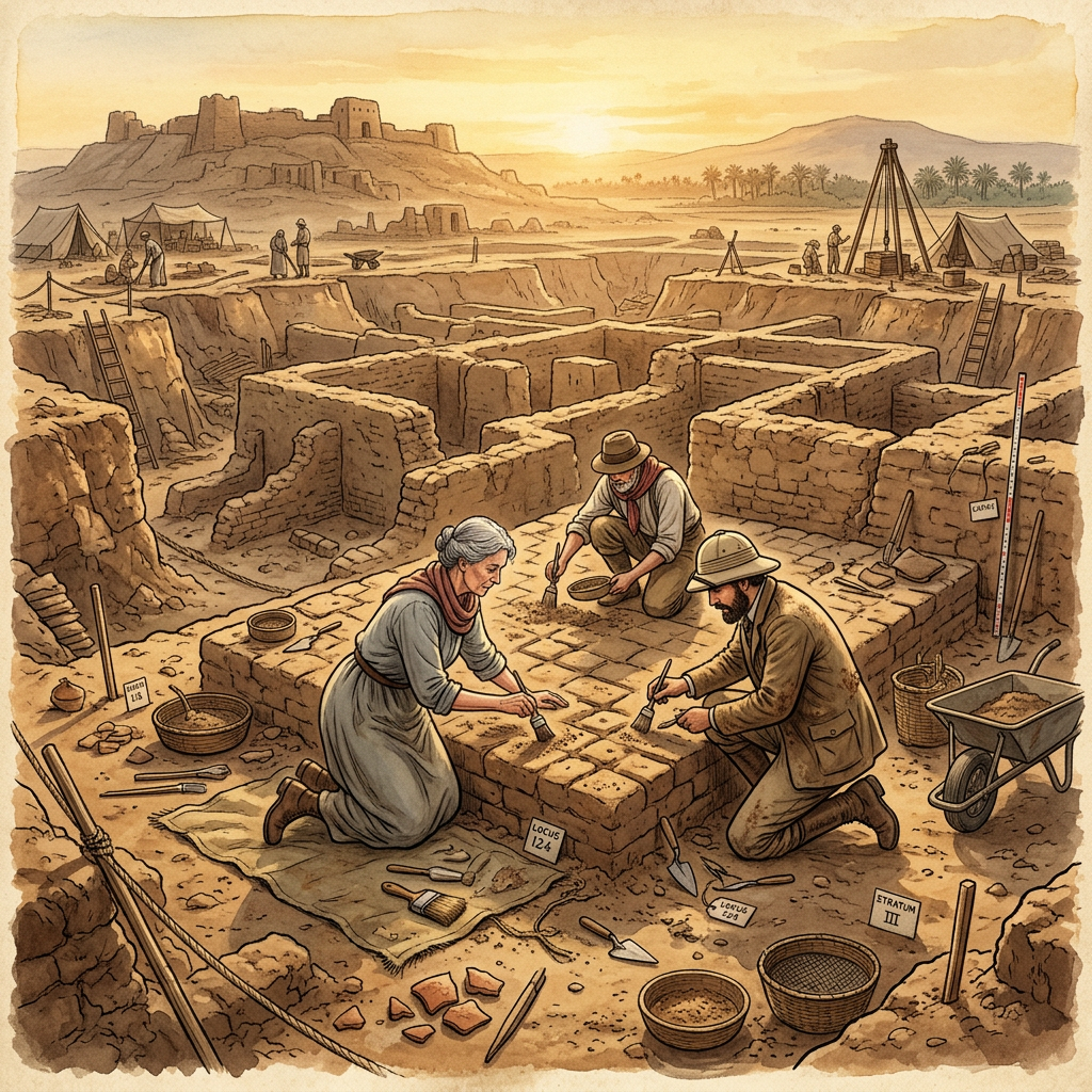 Excavations at Rakhigarhi Unveil the 'Great Granary of the North,' a Massive Mature Harappan Storage Hub