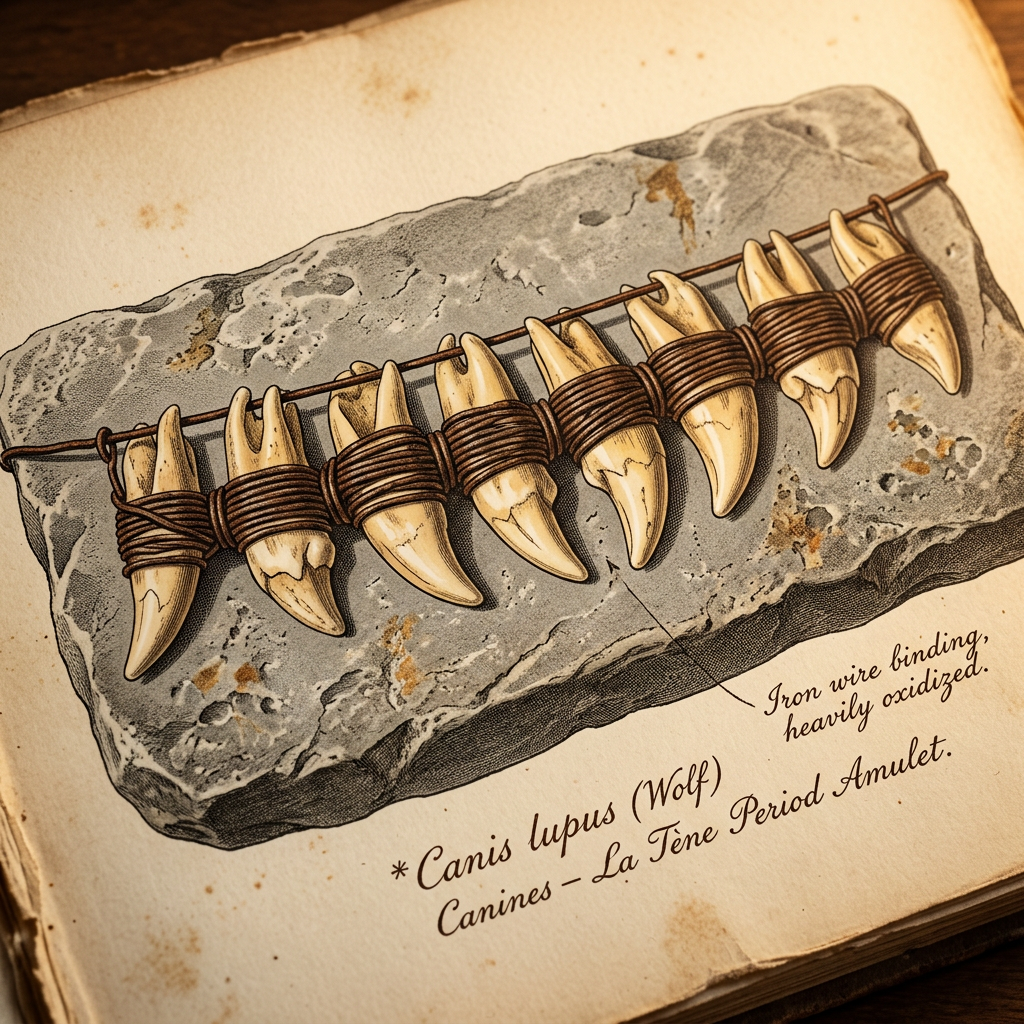 'Iron-Threaded' Wolf-Tooth Amulets Found in Transylvania Reveal Roots of Ancient 'Dacian Winter-Howl' Festivals