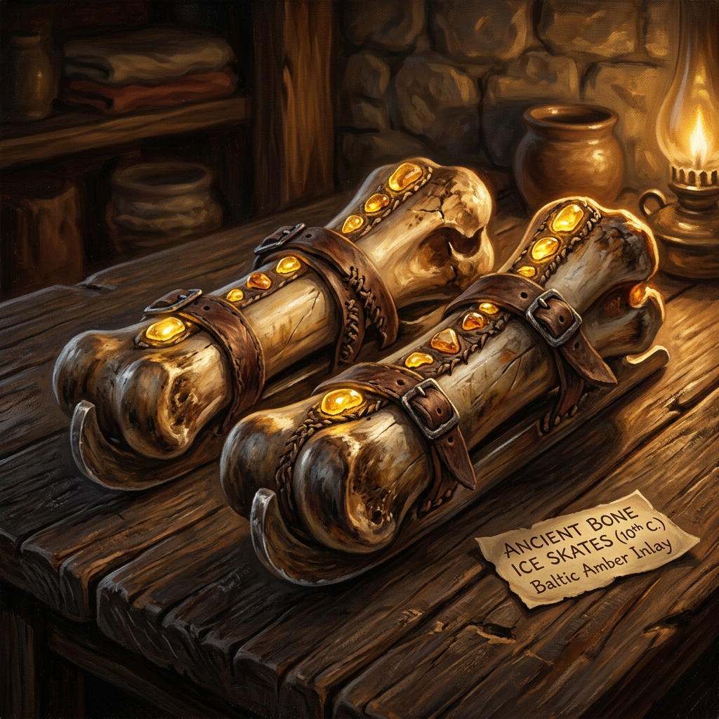 Archaeologists in Estonia Uncover "Amber-Inlaid" Bone Skates Linked to Finno-Ugric "Ice-Breaking" Spring Festivals