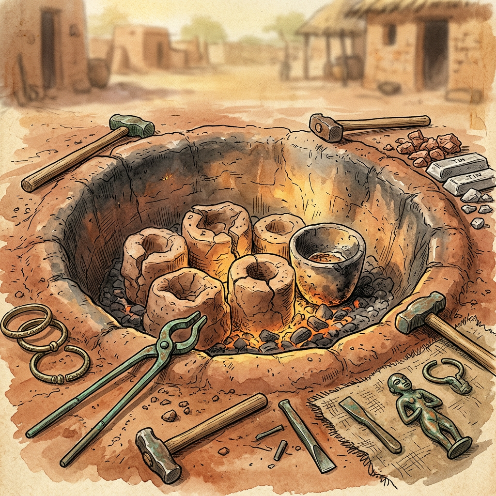 Discovery of a 1,200-Year-Old 'Ifẹ Bronze-Casting Industrial Guild' in Nigeria with Rare Clay Core-Templates