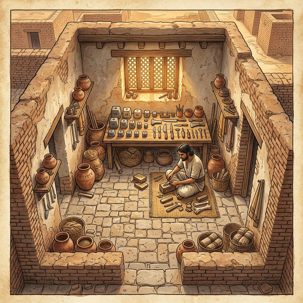 Archaeologists at Mohenjo-Daro Uncover 4,500-Year-Old 'Urban Meat-Distribution Center' featuring Standardized Scaling Weights