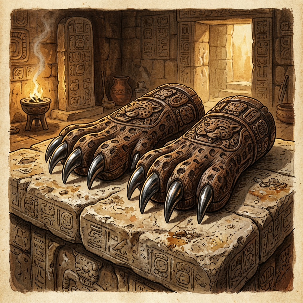 Excavation of 'Hematite-Inlaid' Jaguar Paws in Guatemala Reveals 1,800-Year-Old Maya 'Blood-Moon' Protection Rites