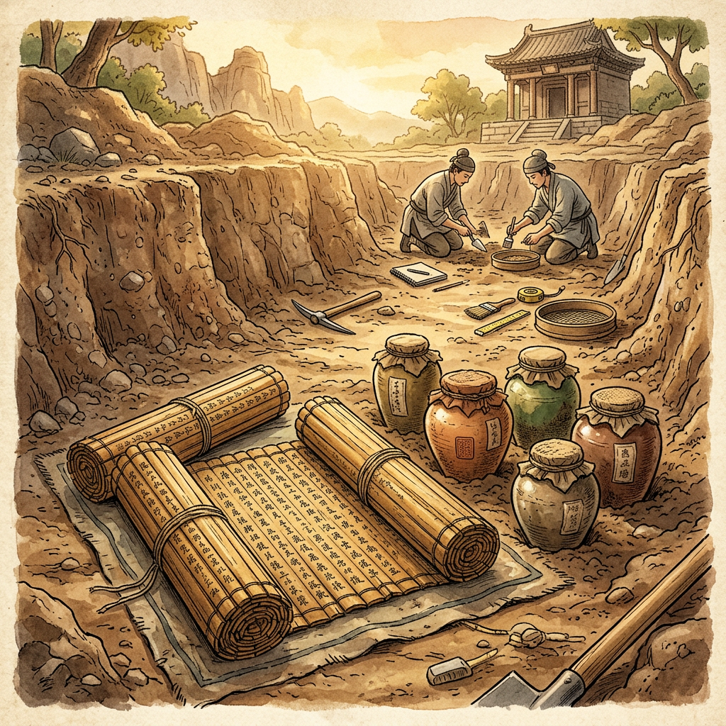 Warring States Period 'Imperial Apothecary' with Intact Herbal Compendiums Discovered in China’s Henan Province