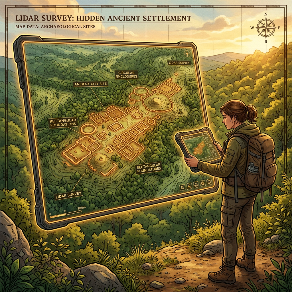 LiDAR Mapping Reveals a Lost 1,500-Year-Old 'Mon-Dvaravati' Temple Complex in Central Thailand’s Lopburi Province