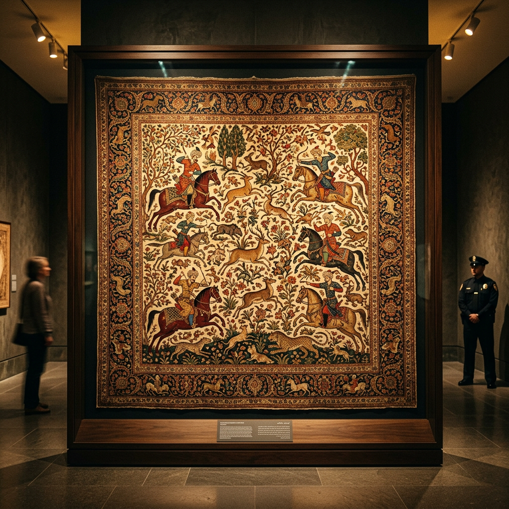 State Hermitage Museum Returns 16th-Century Safavid 'Silk Hunt' Carpet to Azerbaijan in Historic Gesture