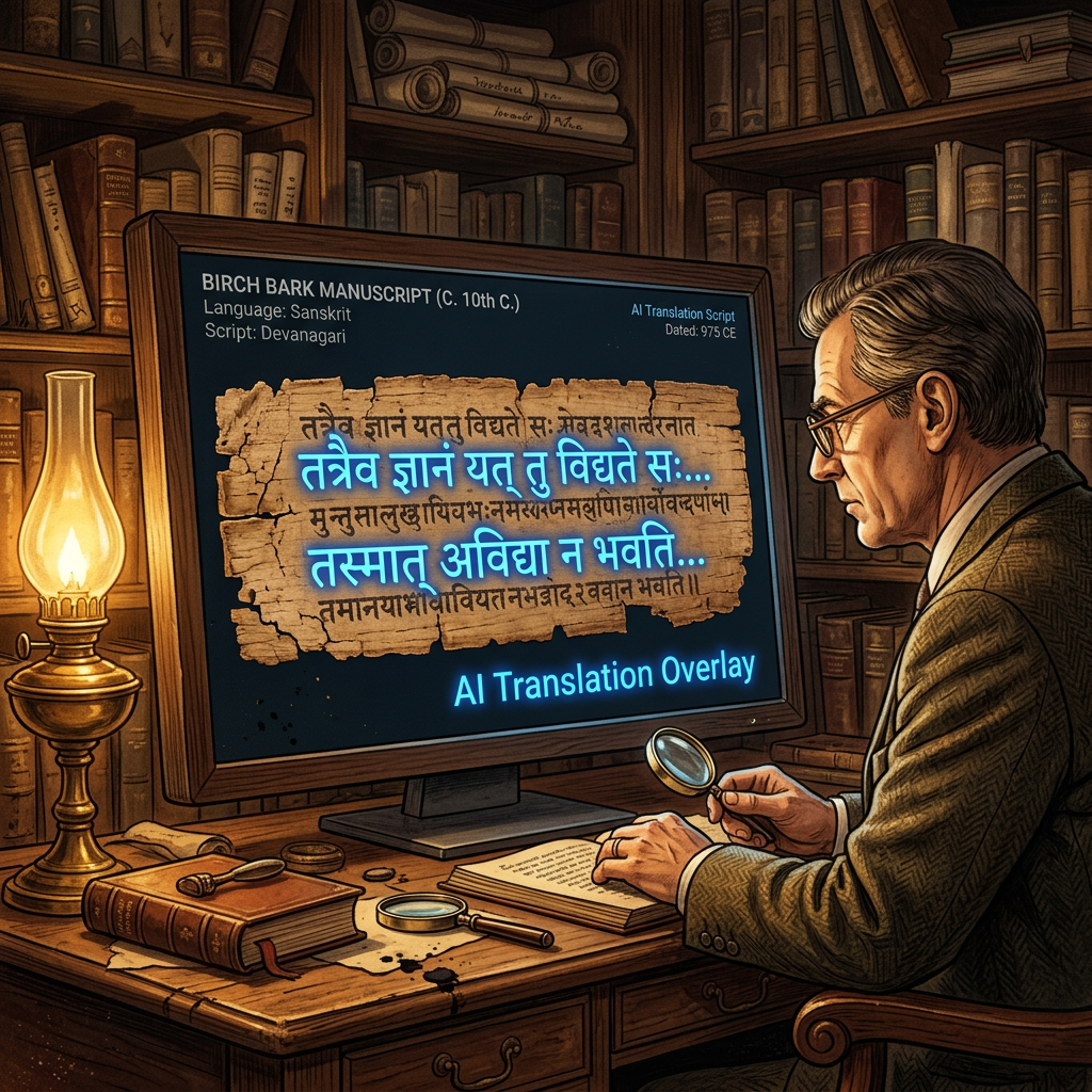 AI-Assisted Reconstruction of 9th-Century 'Nyaya-Bindu' Commentaries Found in a High-Altitude Tibetan Monastic Archive