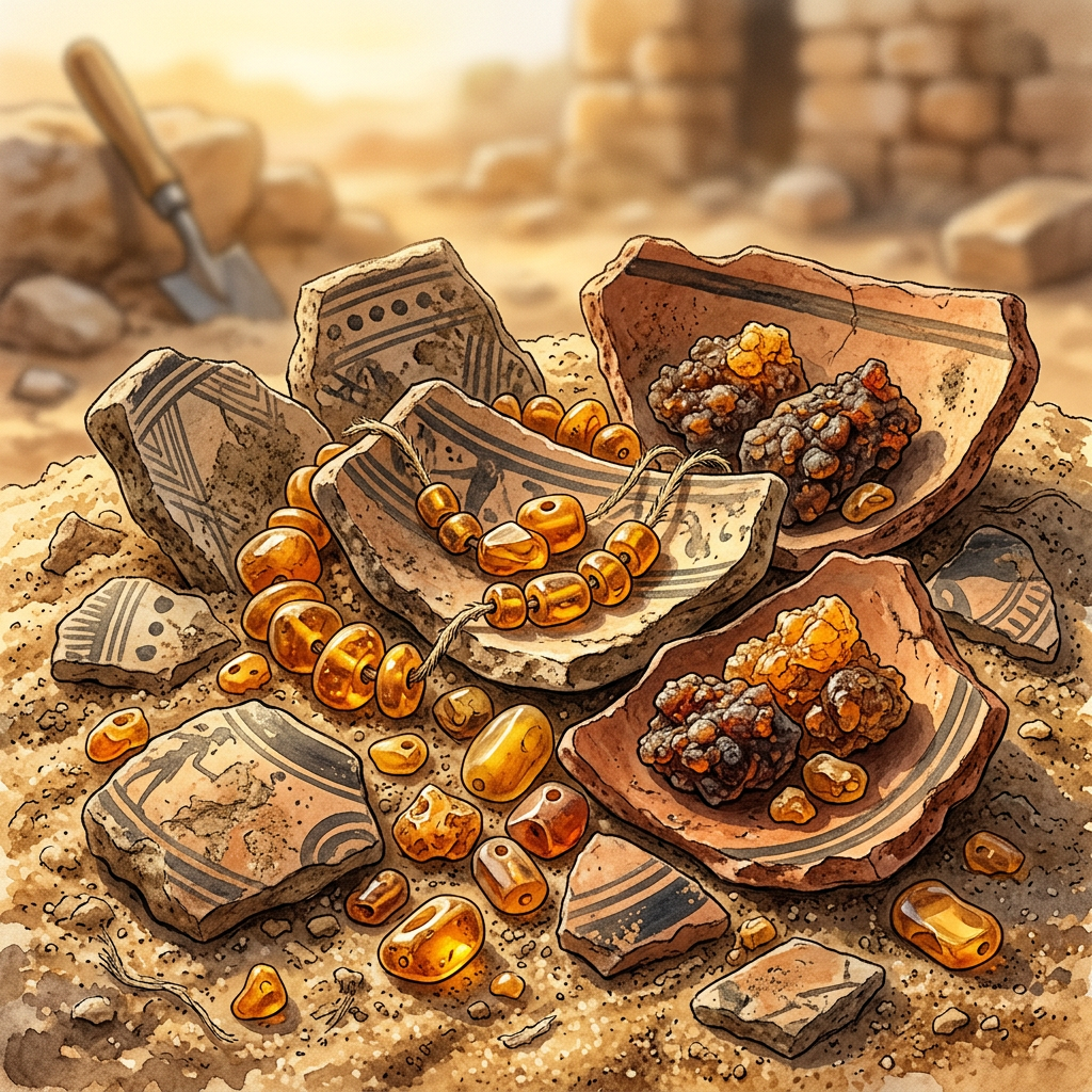 The 'Amber and Myrrh' Route: Chemical Analysis Reveals 3,000-Year-Old Trade Link Between the Baltic and the Levant