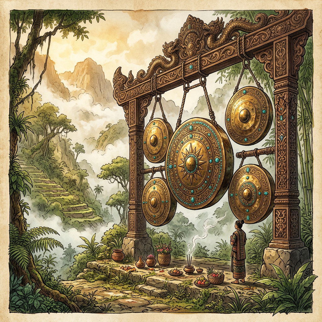 Discovery of 2,000-Year-Old 'Turquoise-Incrusted' Sun-Gongs in Vietnam's Central Highlands Reveals Roots of Indigenous Harvest Festivals