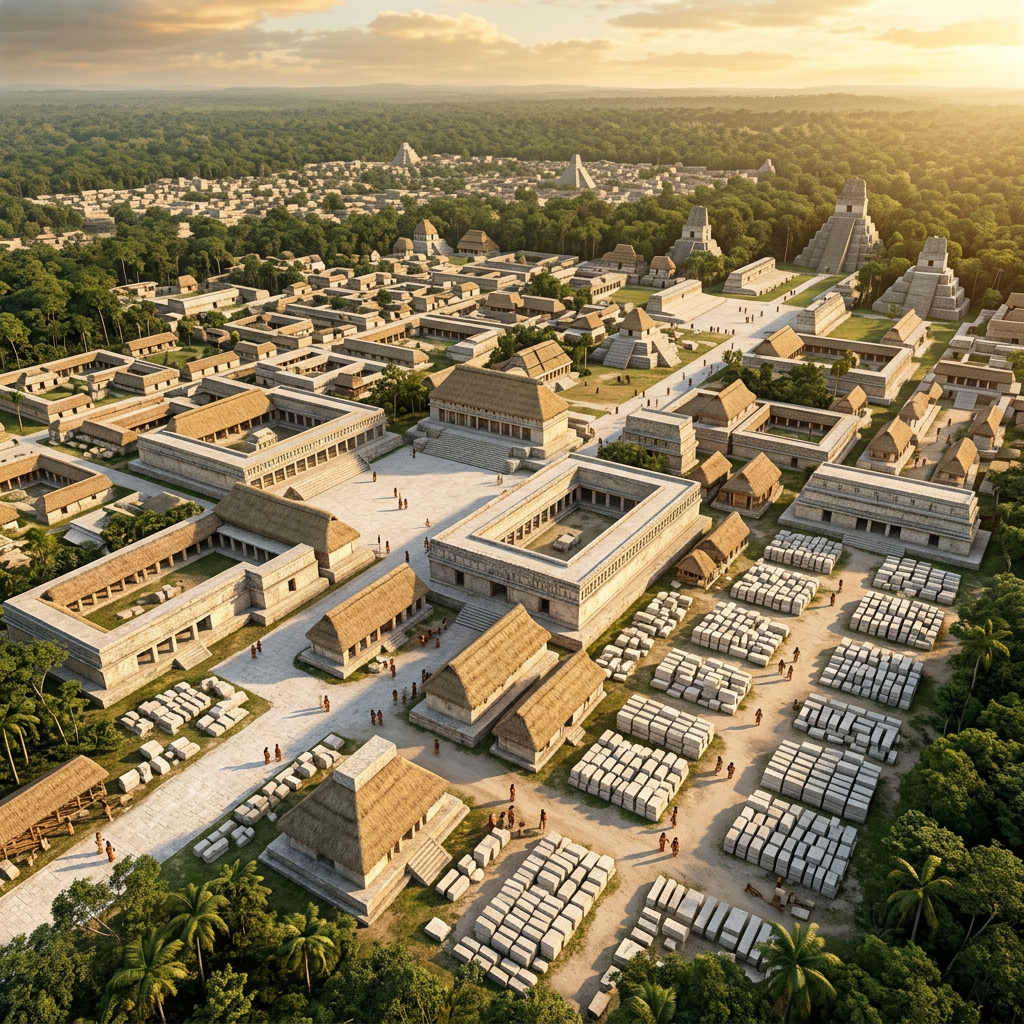 LiDAR Survey Identifies a Massive 1,300-Year-Old 'Maya Sculpture Academy' and Specialized Stone-Carving Wards in Remote Campeche