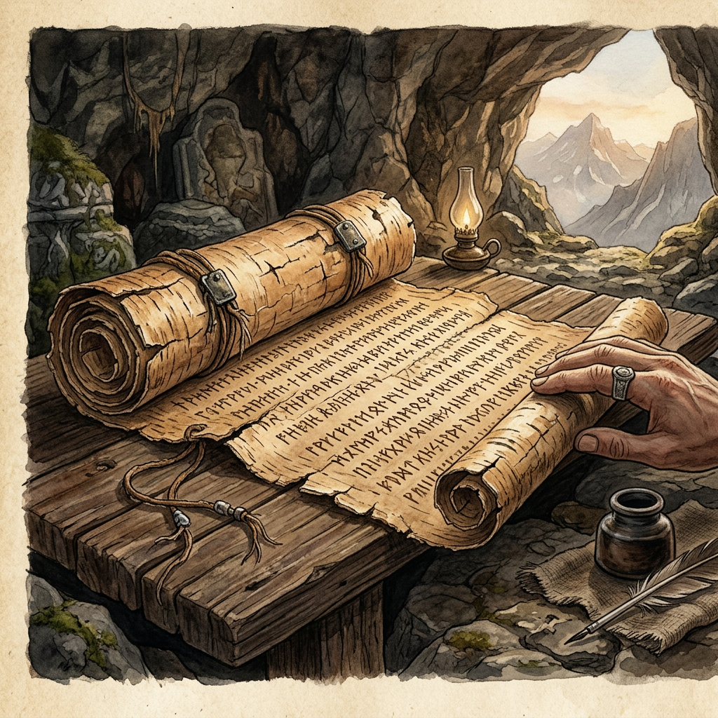 Discovery of 6th-Century 'Atman-Bodhini-Vatika' Scroll in a Remote Himalayan Cave Explores the Metaphysics of Awareness