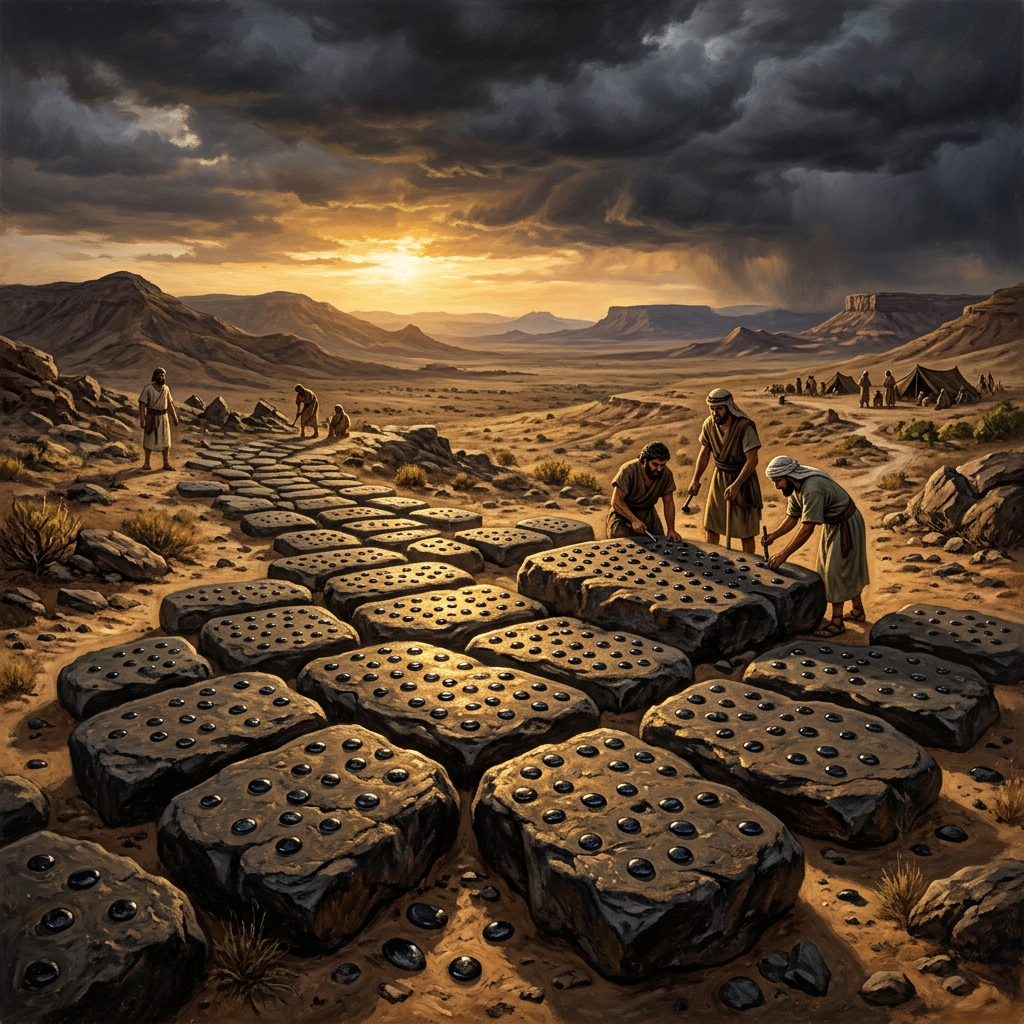 Excavation of 'Obsidian-Dotted' Ritual Drumming Stones in the Atacama Desert Reveals 2,500-Year-Old Roots of 'Thunder-Echo' Festivals