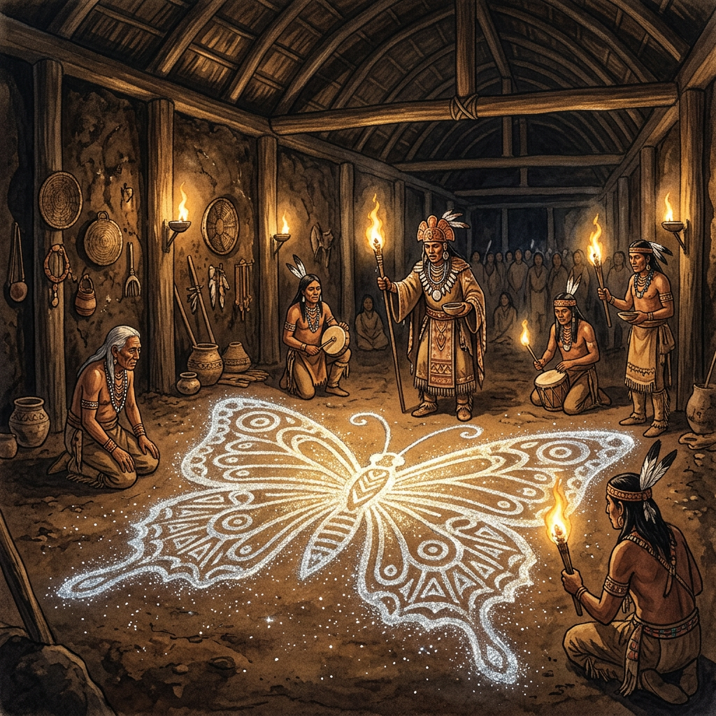 Excavation of 'Mica-Dusted' Butterfly Silhouettes in Ohio River Valley Points to 1,500-Year-Old 'Festival of the Winged Ancestors'