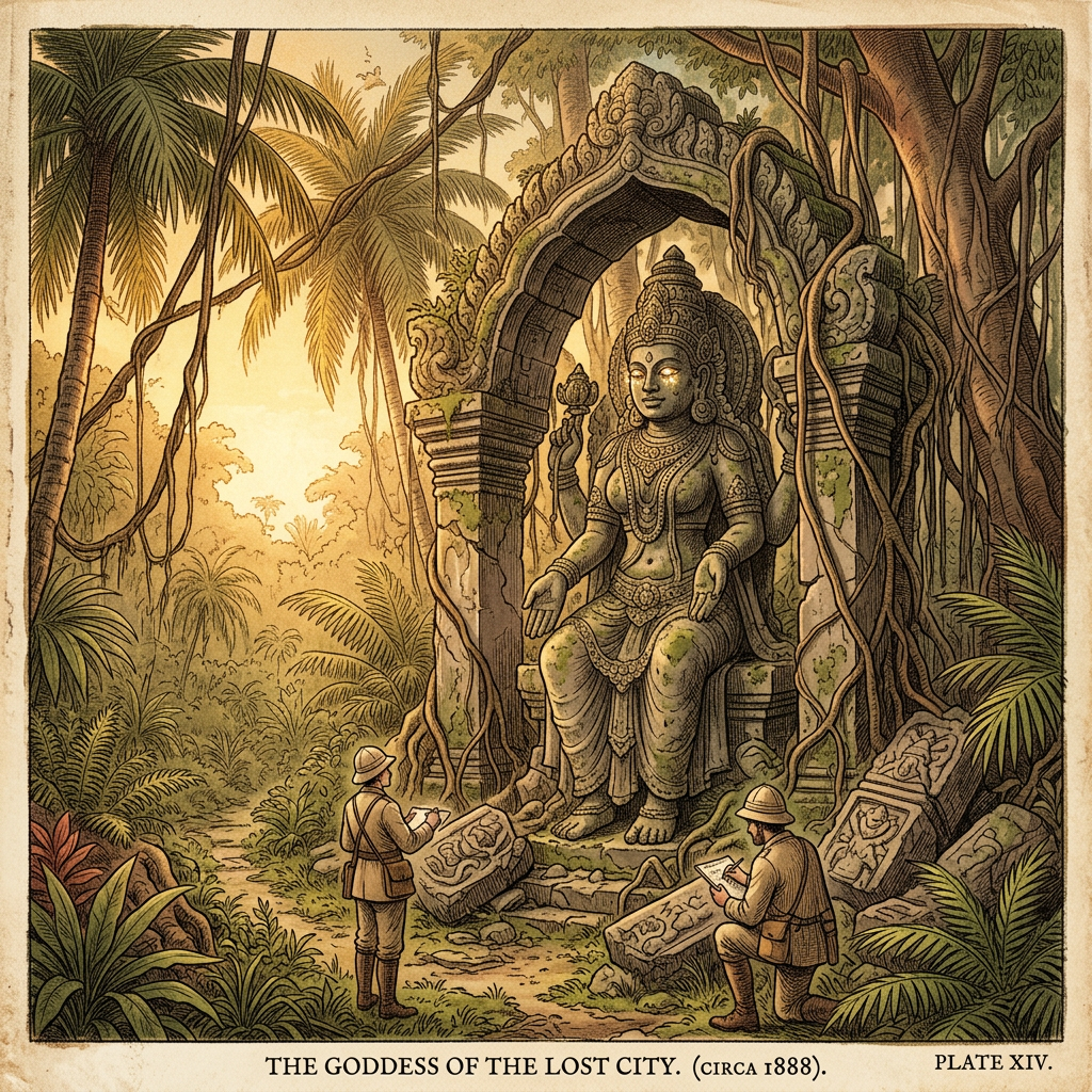 Significant 9th-Century 'Bhauma-Kara' Era Temple Dedicated to the 'Goddess of the Crossroads' featuring Unique 'Zircon-Inlaid' Statuary Discovered in Rural Jajpur