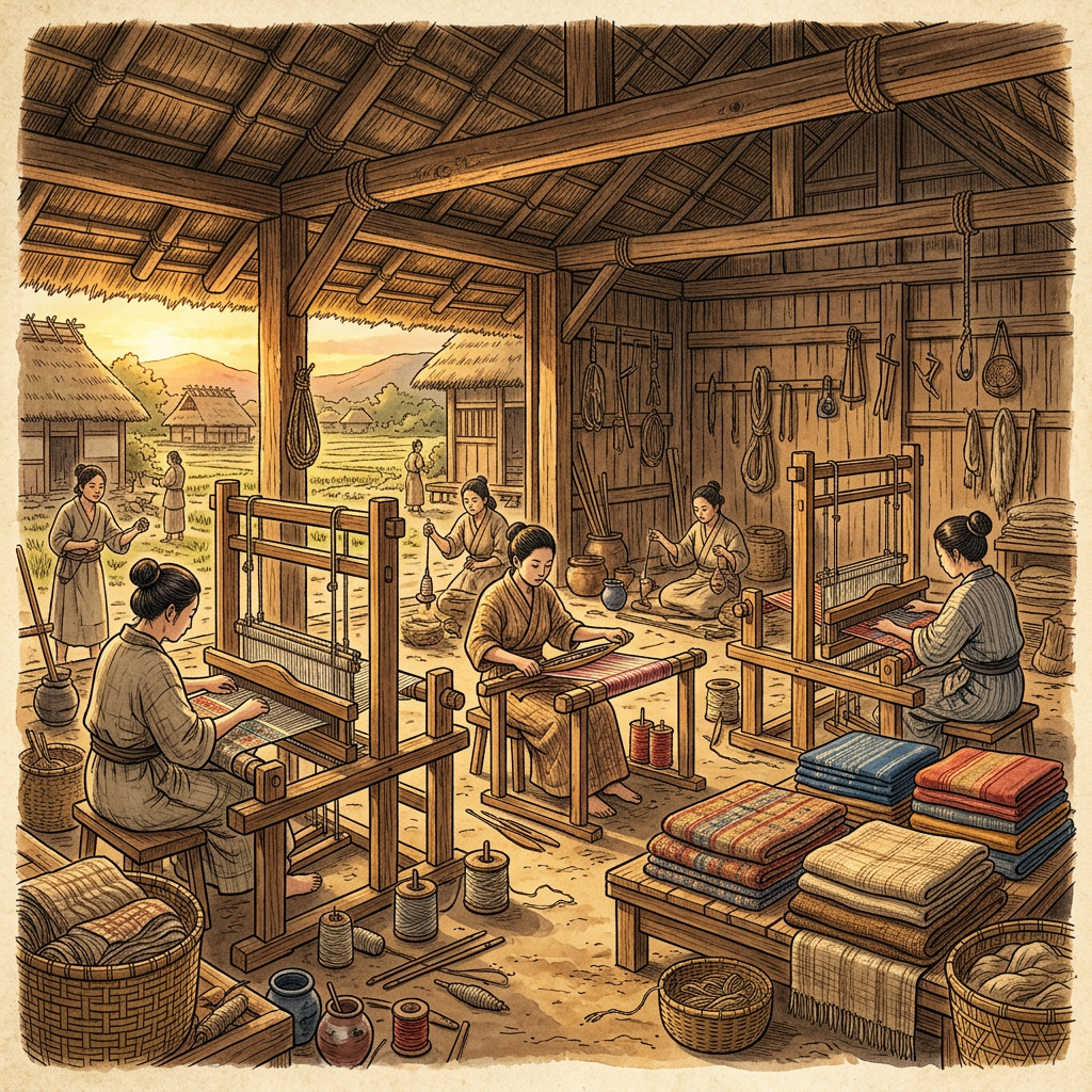 Excavation of a 2,000-Year-Old 'Yayoi Period Weaving Village' in Kyushu Reveals Sophisticated Silk-Hemp Textiles