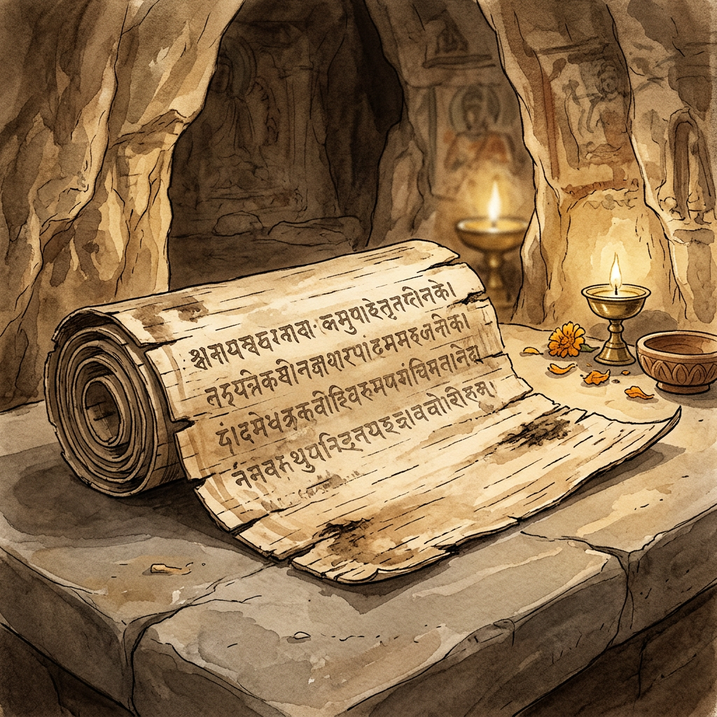 Rare 5th-Century 'Brahma-Sutra' Commentary in Sharda Script Discovered in a Remote Gurez Valley Shrine