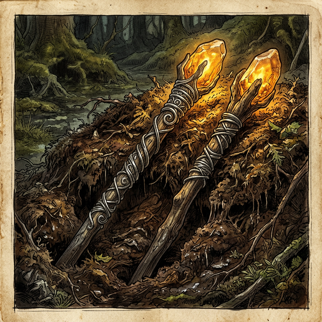 Archaeologists in Ireland Uncover 'Amber-Bound' Oak Staffs Linked to 3,500-Year-Old 'Thunder-Greeting' Festivals