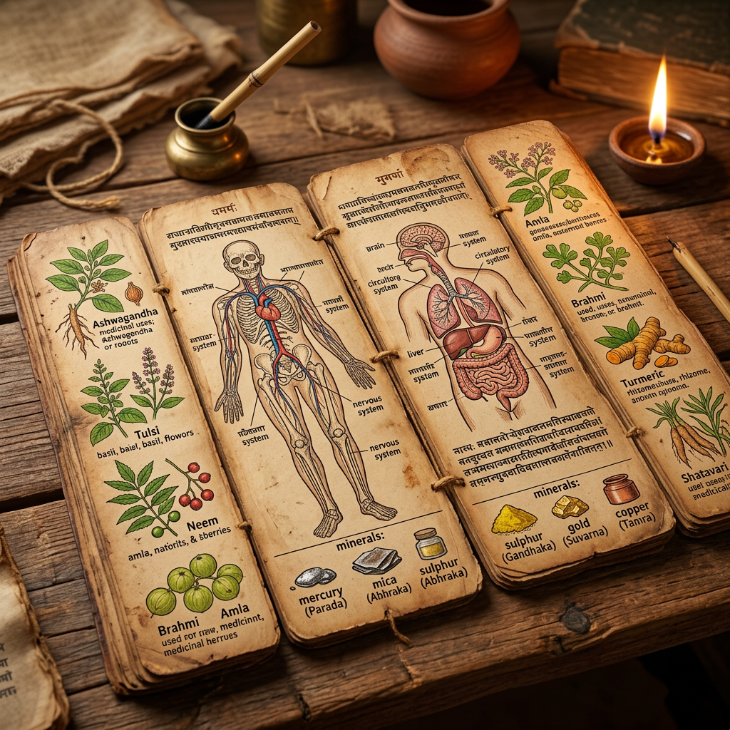 AI-Assisted Reconstruction of 7th-Century 'Kashyapa' Fragments Unveils Lost Sanskrit Treatises on Systematic Endocrine Modulation