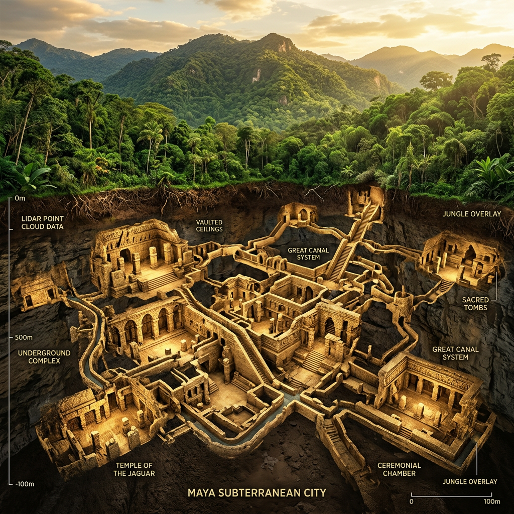 LiDAR Survey in the Southern Guatemalan Highlands Reveals a Massive 1,100-Year-Old 'Maya Vertical Mushroom-Cultivation Network'