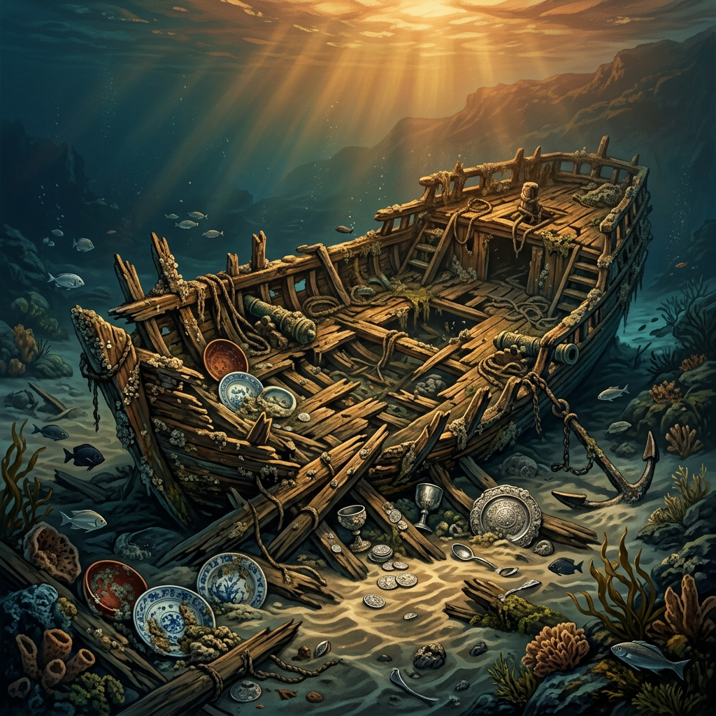 Sunken 16th-Century 'Ayutthaya' Kingdom Diplomatic Vessel Identified off the Coast of South Africa with Cargo of Silver and Lacquer