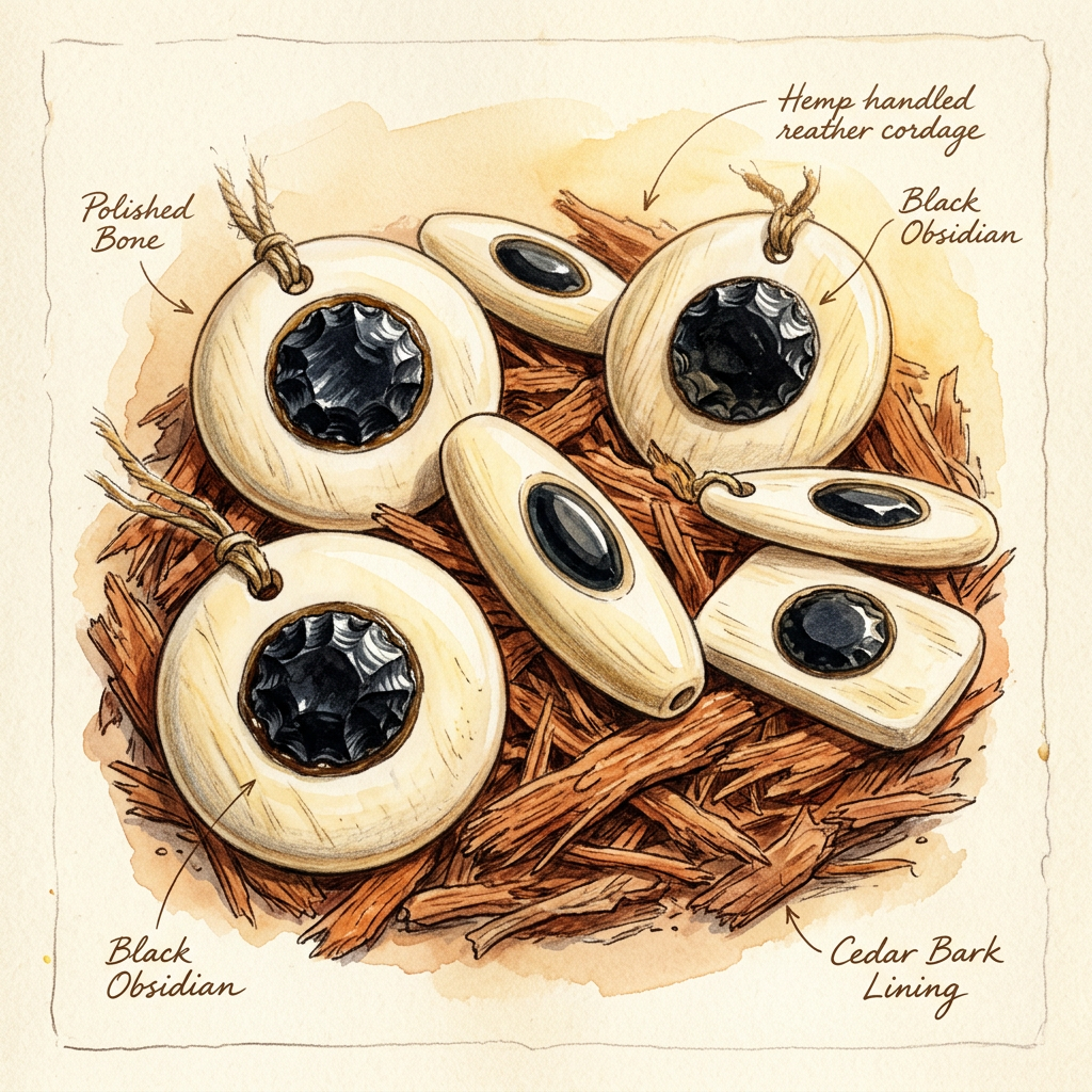 Discovery of 'Obsidian-Inlaid' Bone Labrets in British Columbia Reveals 5,000-Year-Old Roots of Tsimshian 'Winter-Mask' Potlatches