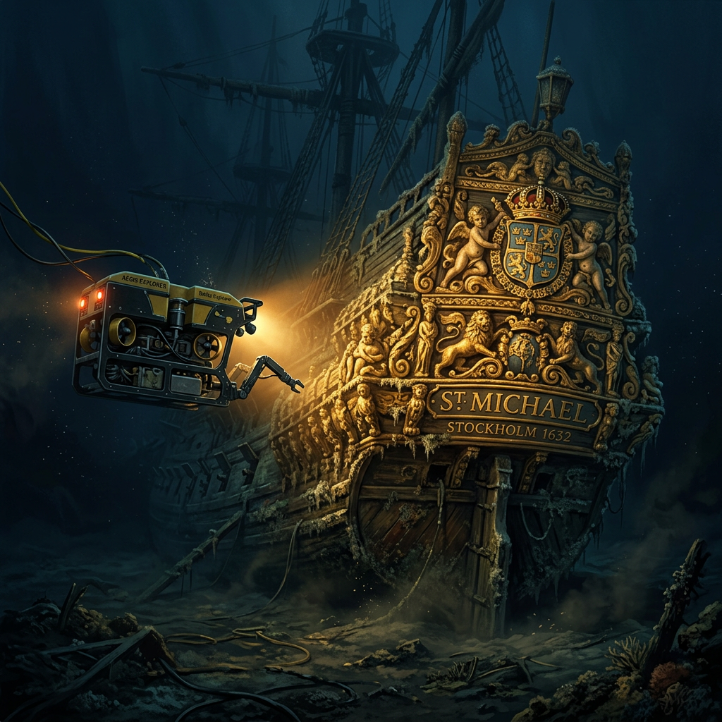 Wreck of the 'Gilded Swan': 17th-Century Swedish Diplomatic Vessel Identified in the Baltic with Intact Royal Gifts