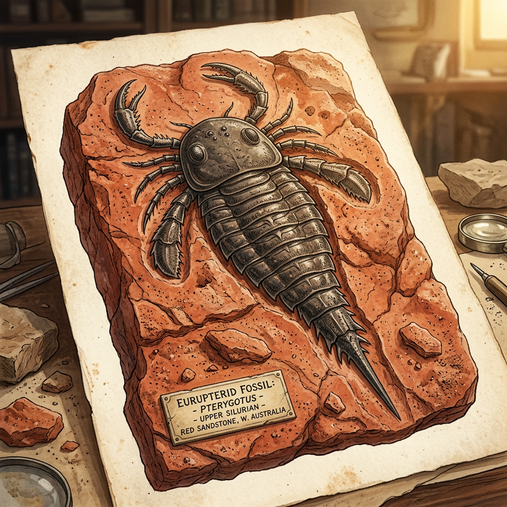 Fossilized Remains of a 450-Million-Year-Old 'Giant Sea Scorpion' Species Identified in Western Australia's Canning Basin