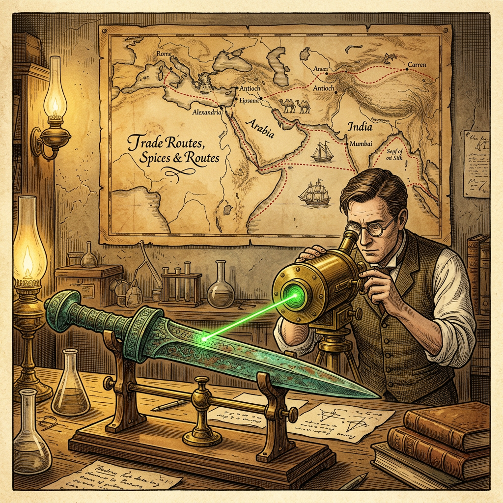 Analysis of 1st-Millennium BCE 'Iron Age' Artifacts from the Vaigai Valley Reveals Direct Trade Links with Mediterranean Tin Sources via Lead Isotope Fingerprinting