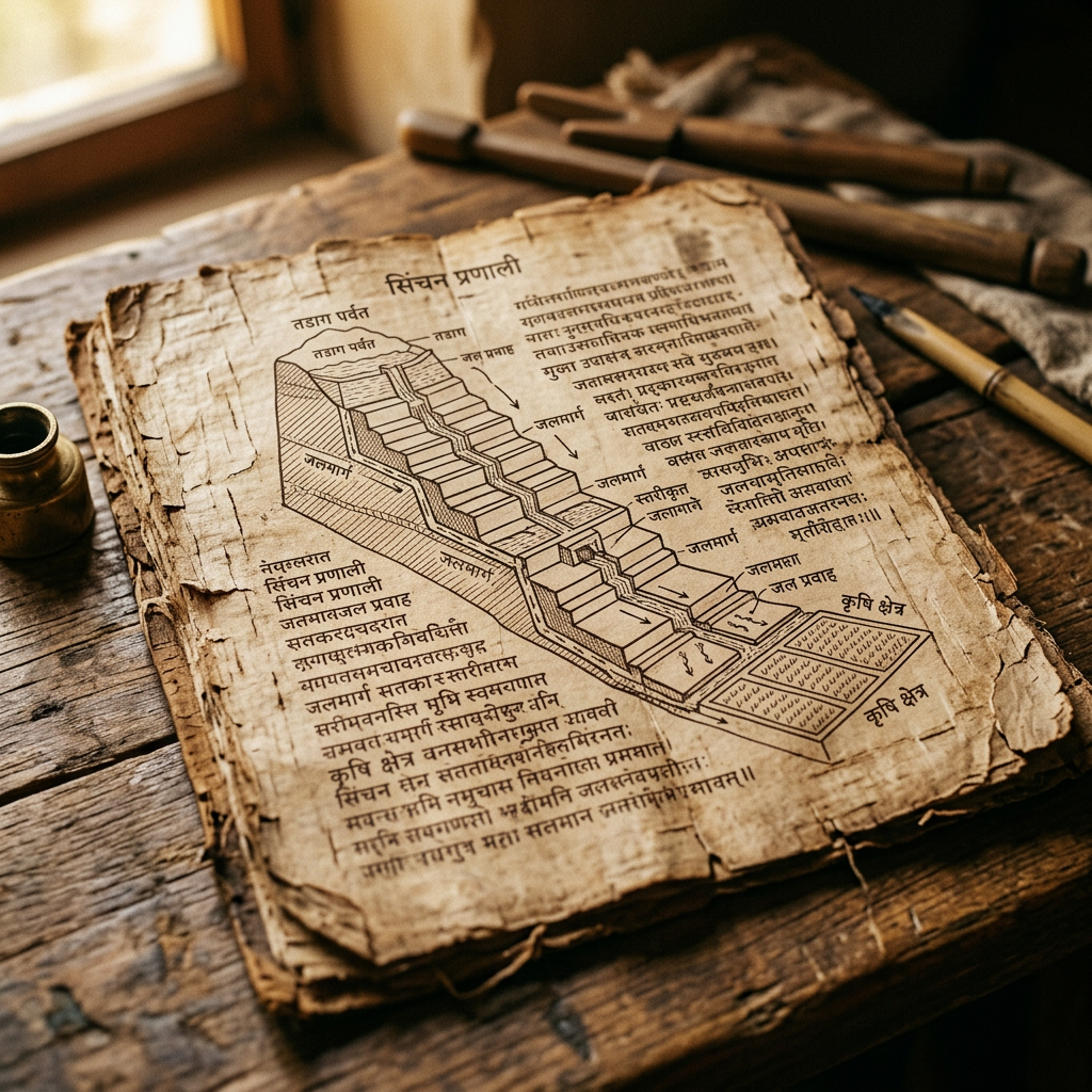 8th-Century 'Vayu-Siddhi' Manuscript Deciphered in Kashmir Reveals Early Sanskrit Theorems on Fluid Dynamics for Gravity-Fed Irrigation